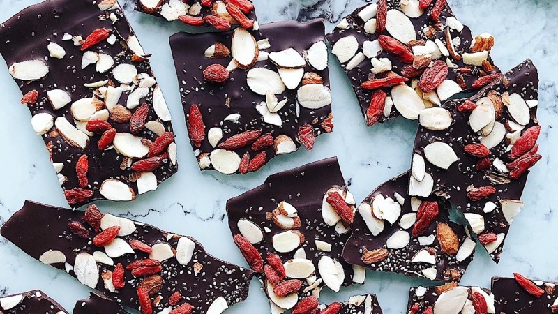 Superfood Dark Chocolate Bark